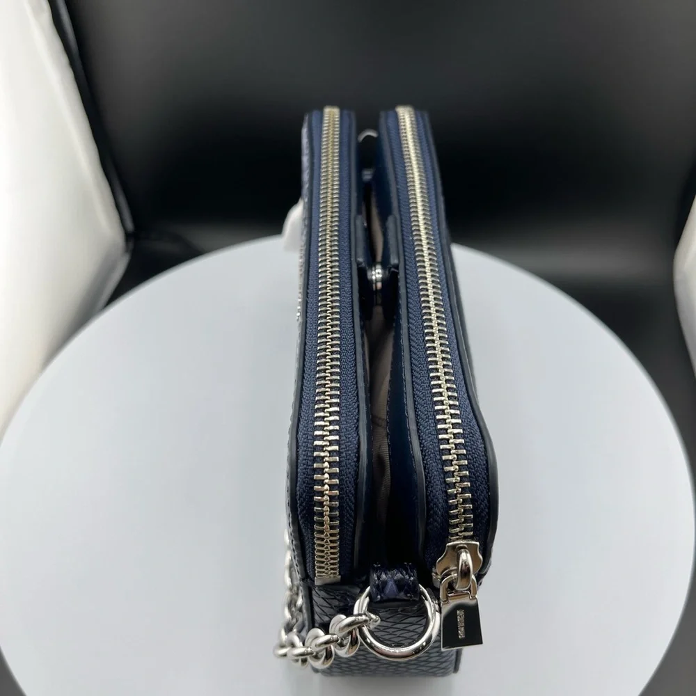 Michael Michael Kors Jet Set Charm, small double zip, leather xtra body. NWT - Picture 6 of 14